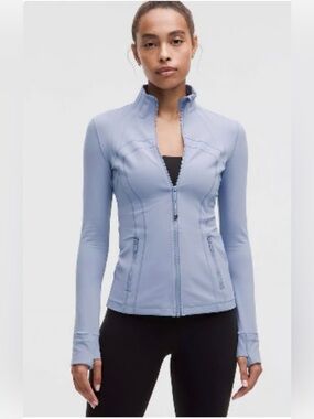 lululemon Define Jacket Nulu Blue Gray Size 14